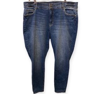Kut From The Kloth 22W High Rise Toothpick Skinny Jeans Womens Stretch Plus Size